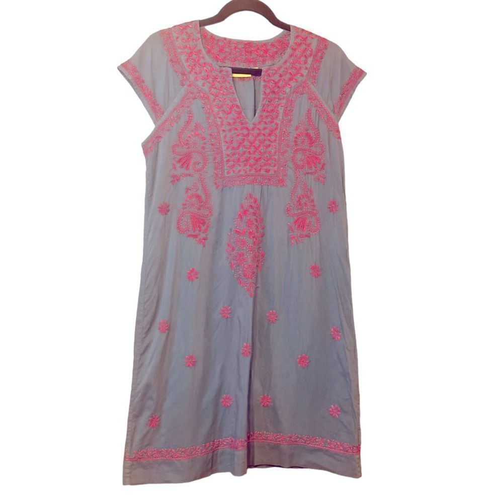 ‎Roller Rabbit Pink and Grey Dress Size XS
